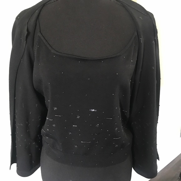 Nicole Miller Beaded Cardigan Set Size Large - Picture 2 of 7